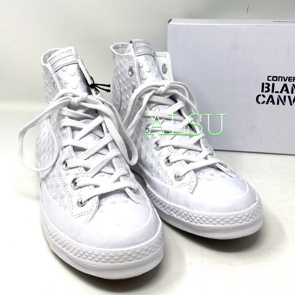 Converse BLANK CANVAS Ctas 70 Hi NY Candy White 🍭Dots Women's Size 159077C - Picture 7 of 7